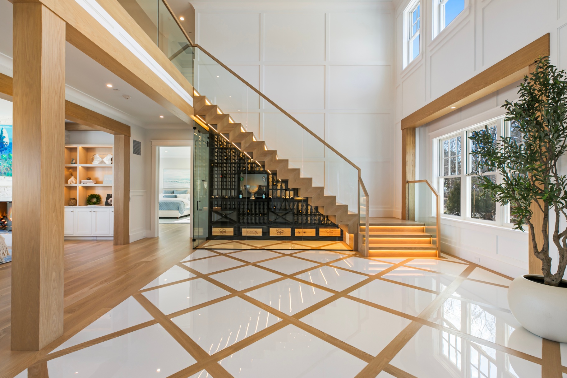 36 Second Neck Lane — Foyer & Wine Cellar